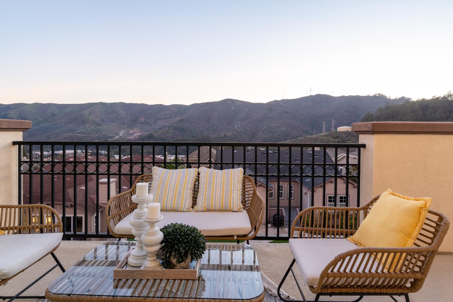 147 Elderberry Lane Brisbane, CA 94005 - Photo 54 of 56 a view of a couches in the roof deck