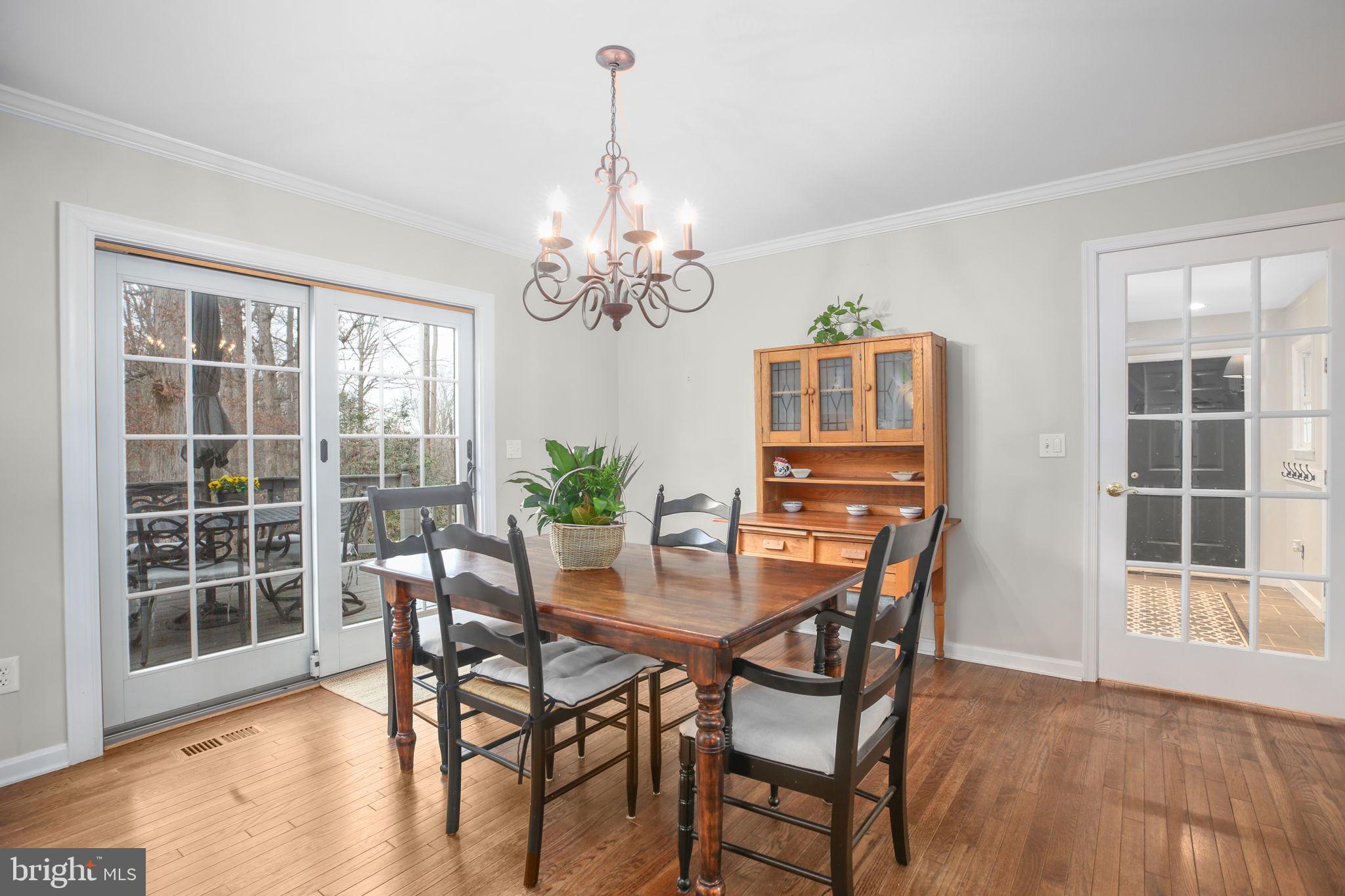 9 Old Ridge Road Fredericksburg, VA 22407 - Photo 22 of 110 a view of a dining room with furniture window and outside view