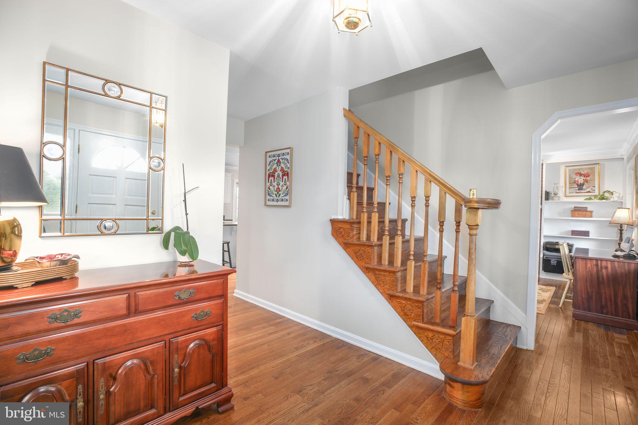 9 Old Ridge Road Fredericksburg, VA 22407 - Photo 3 of 110 a view of a livingroom with wooden floor and stairs