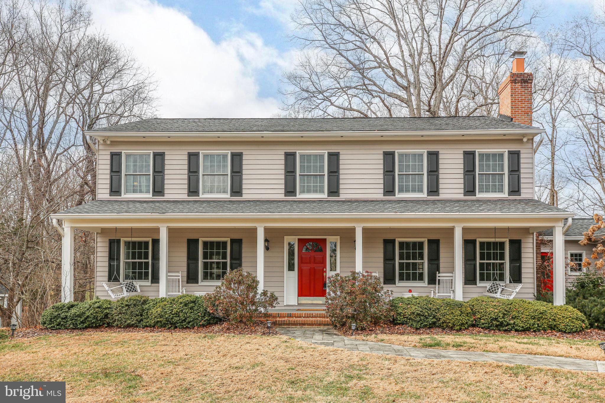 9 Old Ridge Road Fredericksburg, VA 22407 - Photo 66 of 110 front view of a brick house with a yard