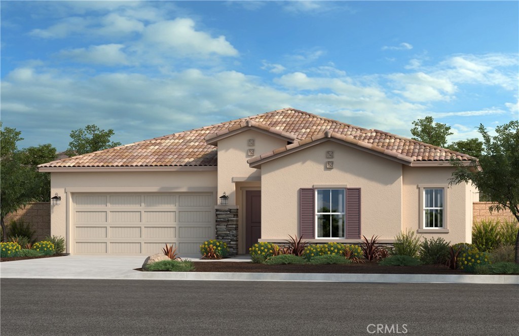 25896 Ranch House Road Homeland, CA 92548 - Photo 1 of 1 a front view of a house with a garden
