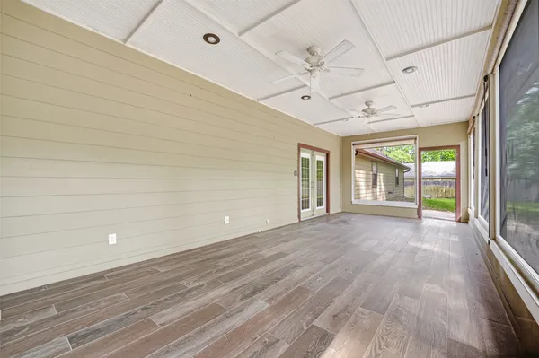 a view of livingroom with hardwood floor and window