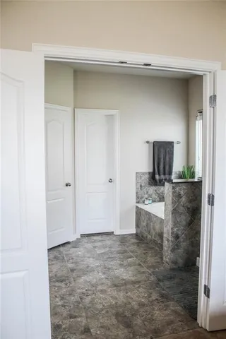 a view of kitchen and utility room