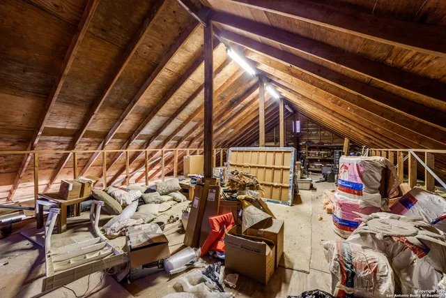 a view of storage and utility room