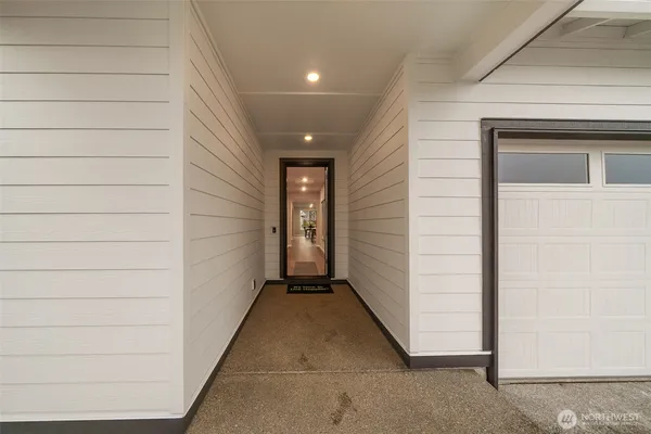 a view of front door