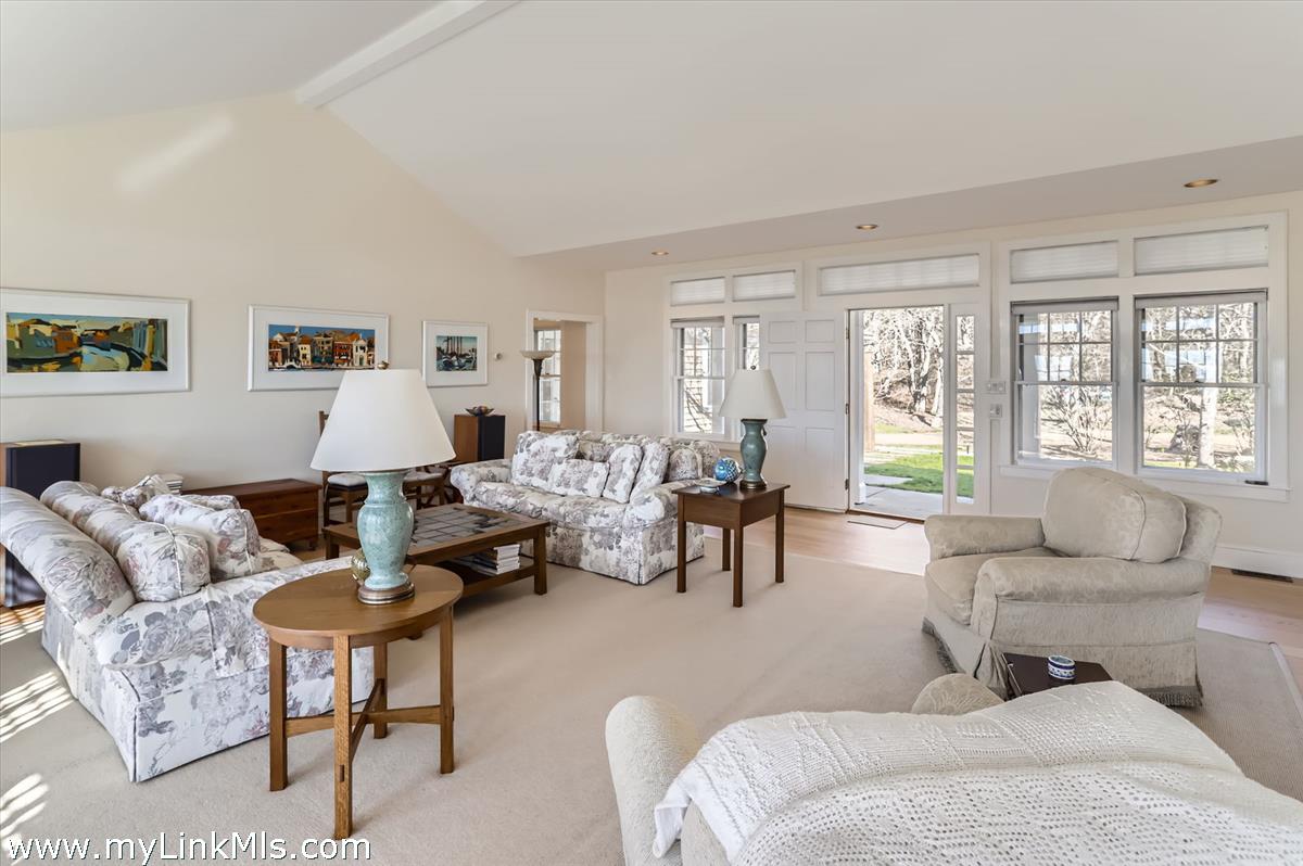 78 Hammett Road Chilmark, MA 02535 - Photo 52 of 53 Living Room Facing House Entrance