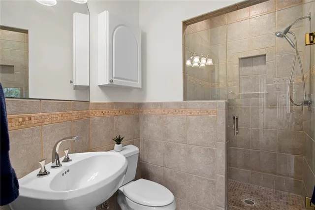 a view of balcony with furniture