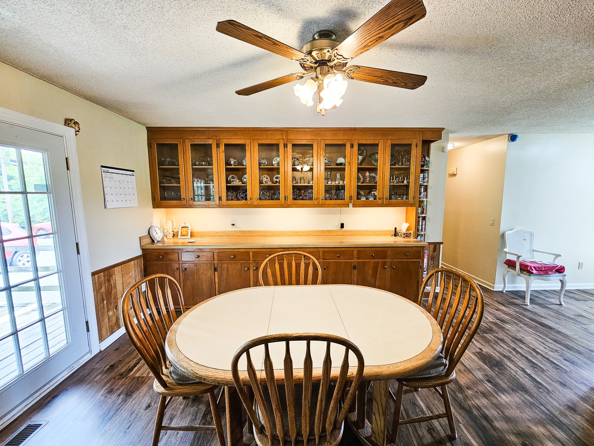 810 Rabbit Branch Road Shelbyville, TN 37160 - Photo 6 of 43 a view of a dining room with furniture window and wooden floor