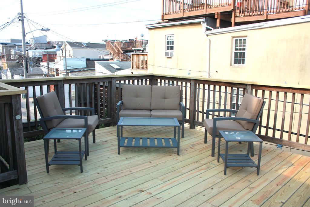 1200 Riverside Avenue Baltimore, MD 21230 - Photo 30 of 30 a view of a chairs on the deck