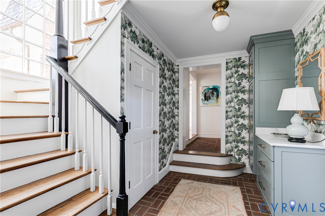 4306 Dover Road Richmond, VA 23221 - Photo 36 of 56 Mudroom with access to back staircase