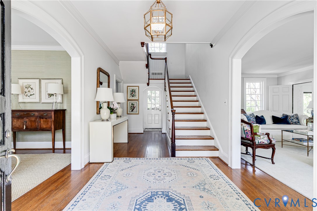 4306 Dover Road Richmond, VA 23221 - Photo 5 of 56 Large Foyer with front to back view