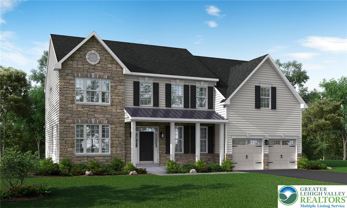 5137 Schantz Road, Unit THE JACKSON Allentown, PA 18104 - Photo 3 of 9 a front view of a house with a yard