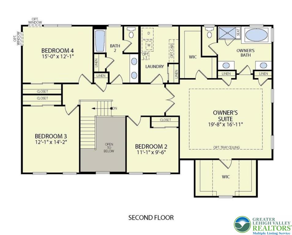 5137 Schantz Road, Unit THE JACKSON Allentown, PA 18104 - Photo 7 of 9 a picture of a book and a bed