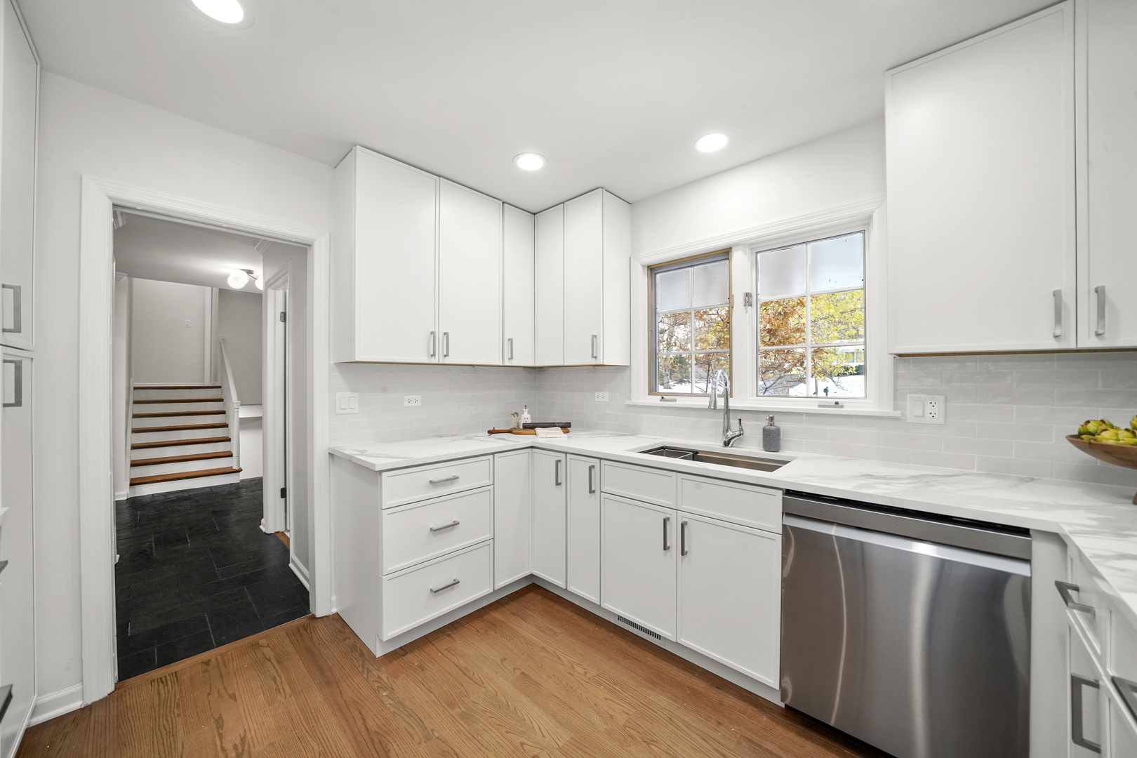 524 Forest Hill Road Lake Forest, IL 60045 - Photo 4 of 32 a kitchen with a sink cabinets and window