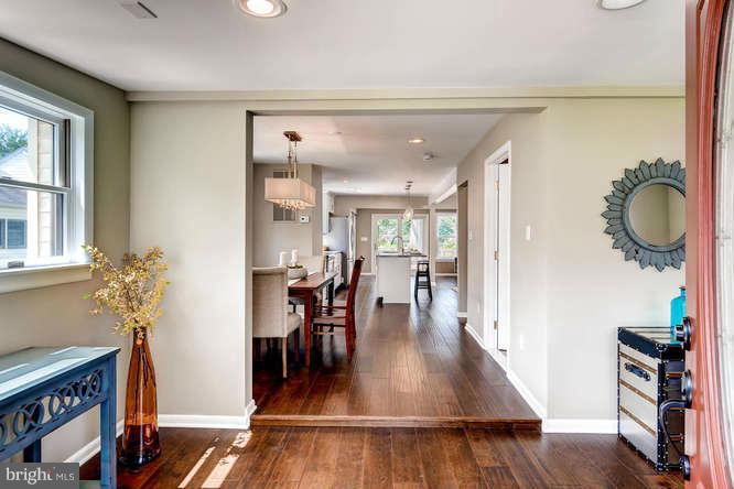 7642 Old Battle Grove Road Baltimore, MD 21222 - Photo 5 of 28 Open Foyer with Hardwood Floors