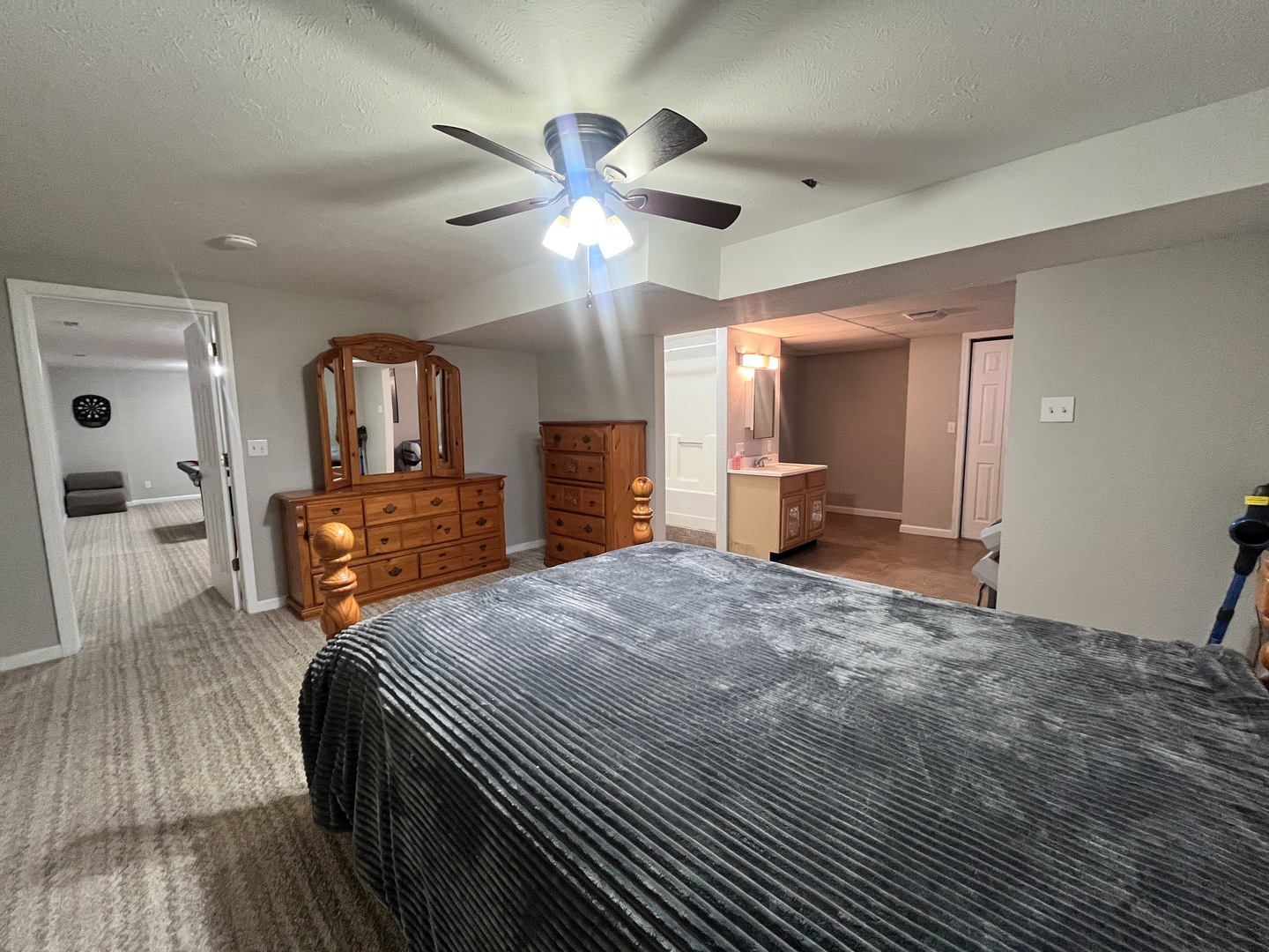 5488 Tick Ridge Road Grand Chain, IL 62941 - Photo 37 of 55 a bed room with a bed and furniture