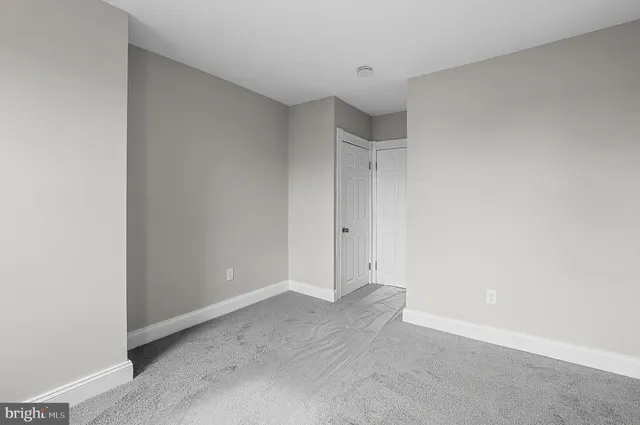 a view of an empty room