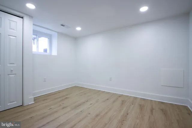 wooden floor in an empty room