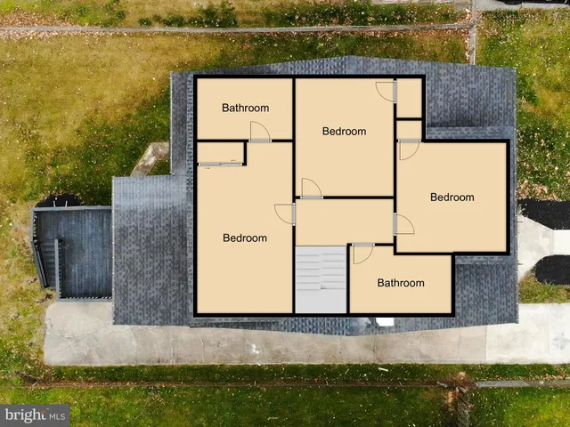 a view of a park with an outdoor space and seating