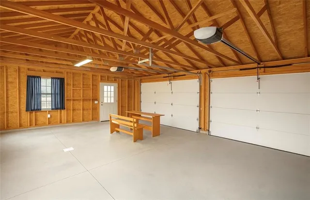 a view of yard and ocean view