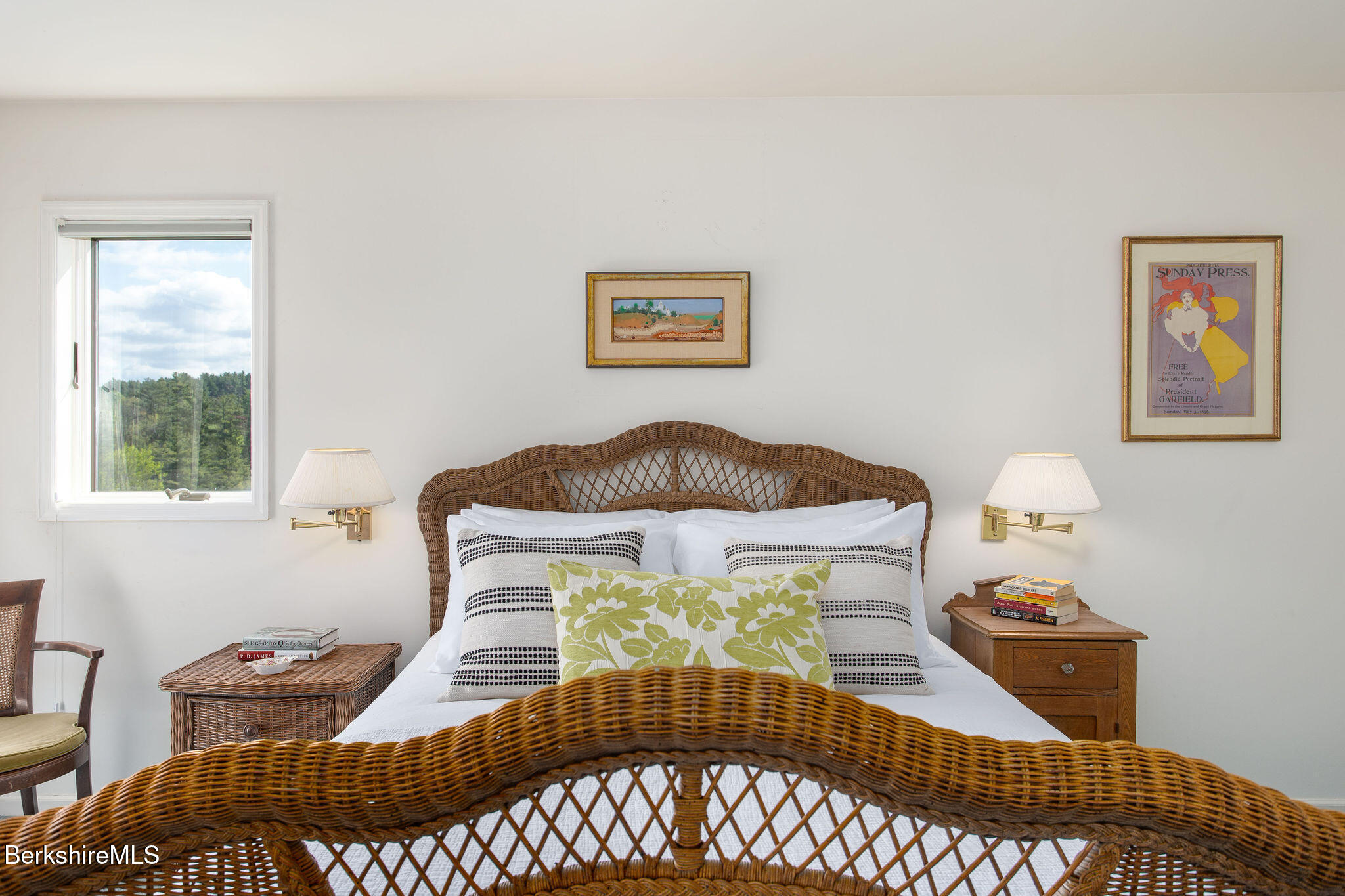 77 Hurlburt Road Great Barrington, MA 01230 - Photo 38 of 48 a bedroom with a bed and a window