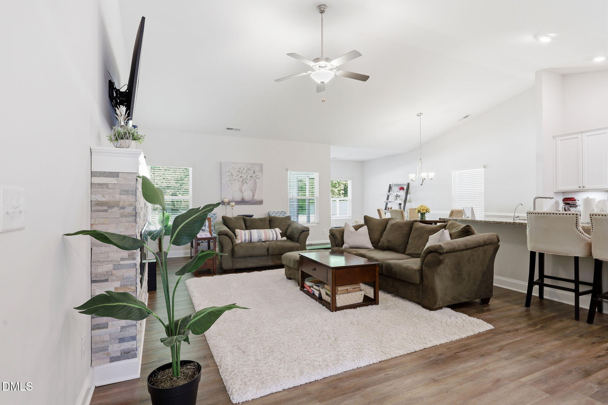 7012 Vanover Drive Raleigh, NC 27604 - Photo 9 of 41 Spacious Open-Concept Living Area