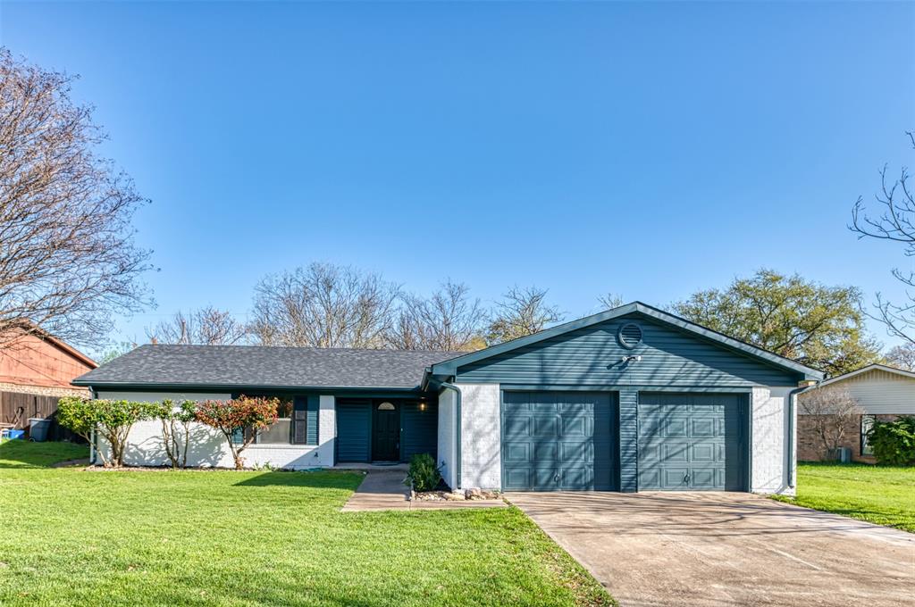 1721 South Timber Court Benbrook, TX 76126 - Photo 1 of 1 a view of a house with a yard and potted plants