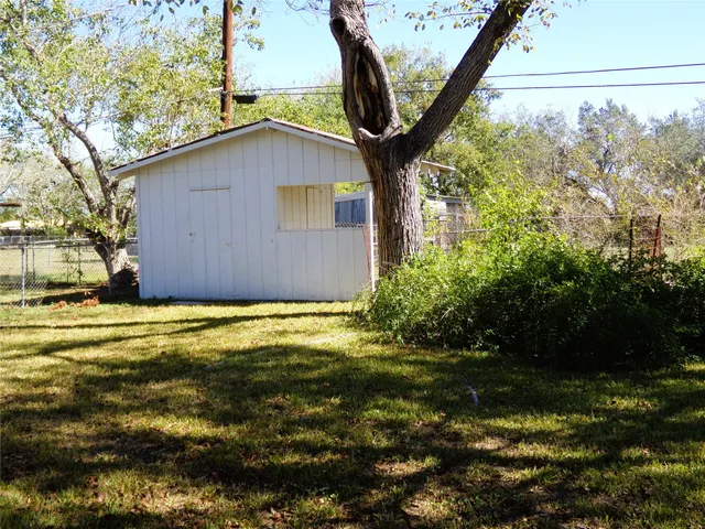 a house view with a outdoor space