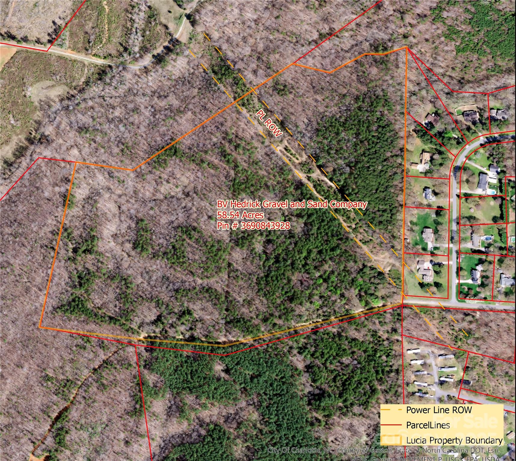9999 Drew Road Stanley, NC 28164 - Photo 2 of 2 a view of a city with lush green forest