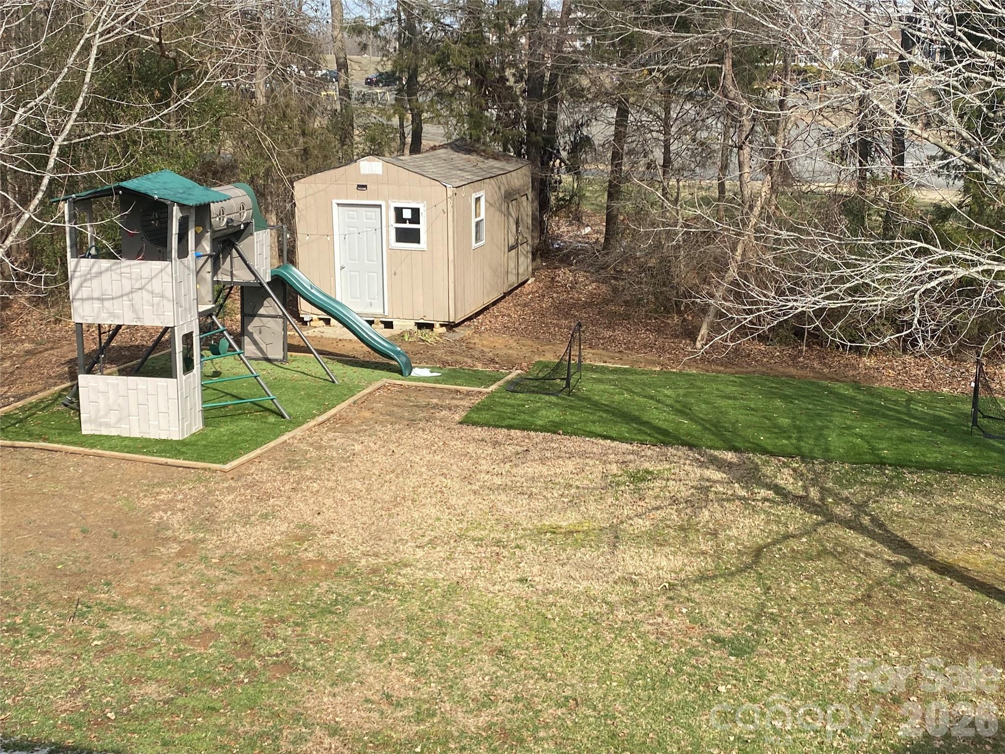 2054 Durand Road Fort Mill, SC 29715 - Photo 28 of 29 an aerial view of a house with a yard