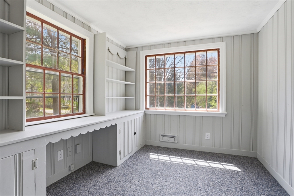 11 Sherman's Bridge Road Wayland, MA 01778 - Photo 21 of 38 an empty room with windows