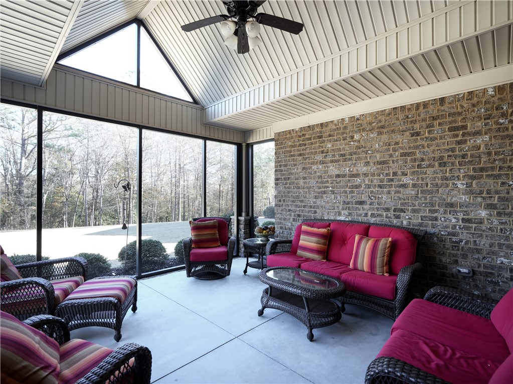 217 Andalusian Trail Anderson, SC 29621 - Photo 30 of 50 Screened Porch with Cathedral ceiling