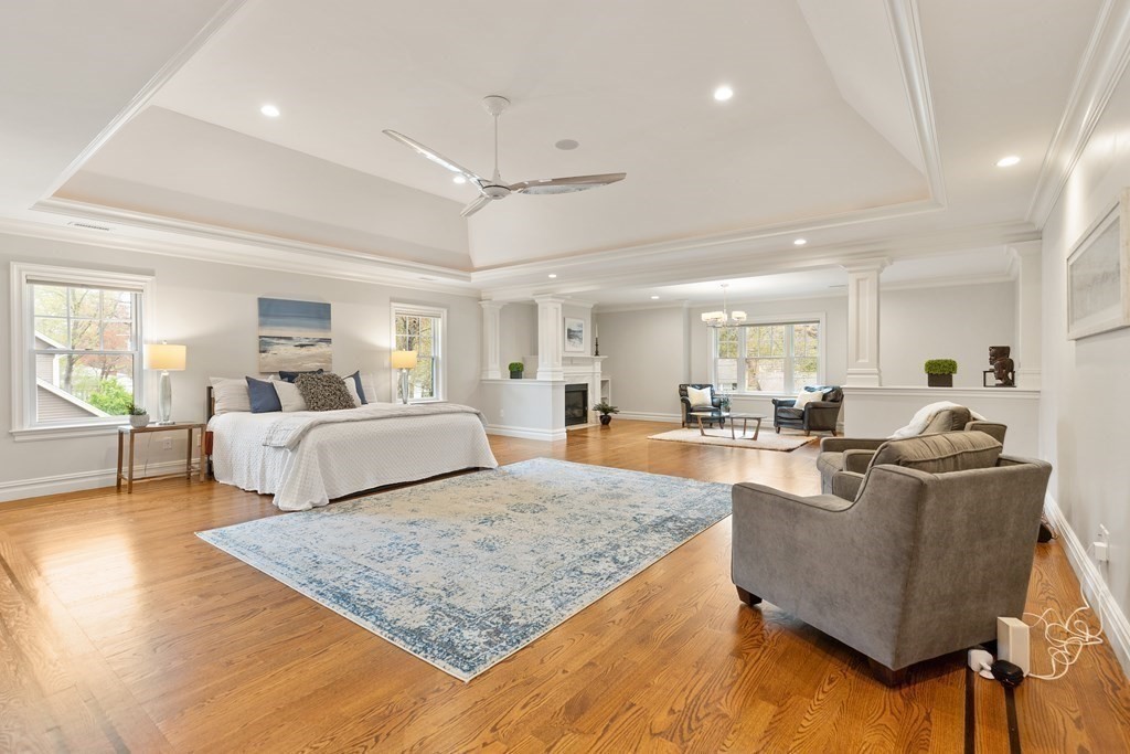 10 Tufts Road Lexington, MA 02421 - Photo 23 of 38 a living room with furniture and a wooden floor