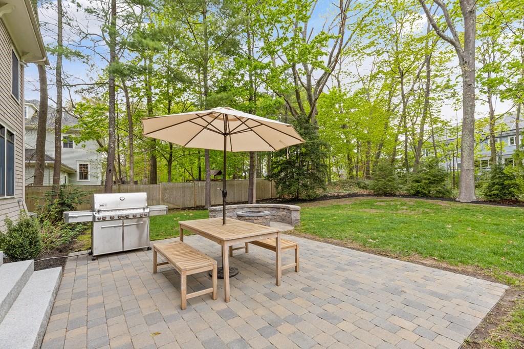 10 Tufts Road Lexington, MA 02421 - Photo 37 of 38 a garden view with a seating space