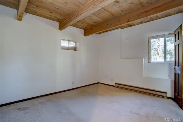 a view of an empty room