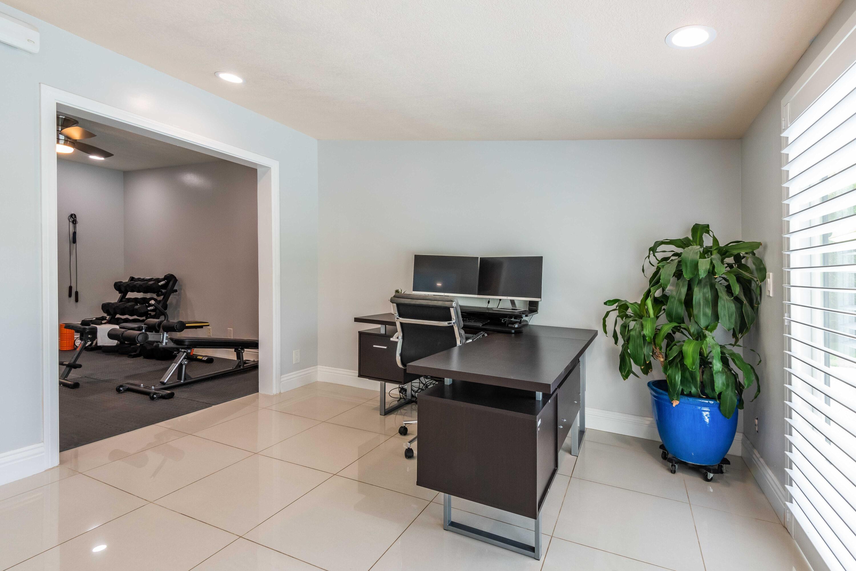 263 East Morongo Road Palm Springs, CA 92264 - Photo 19 of 29 a view of a workspace with furniture