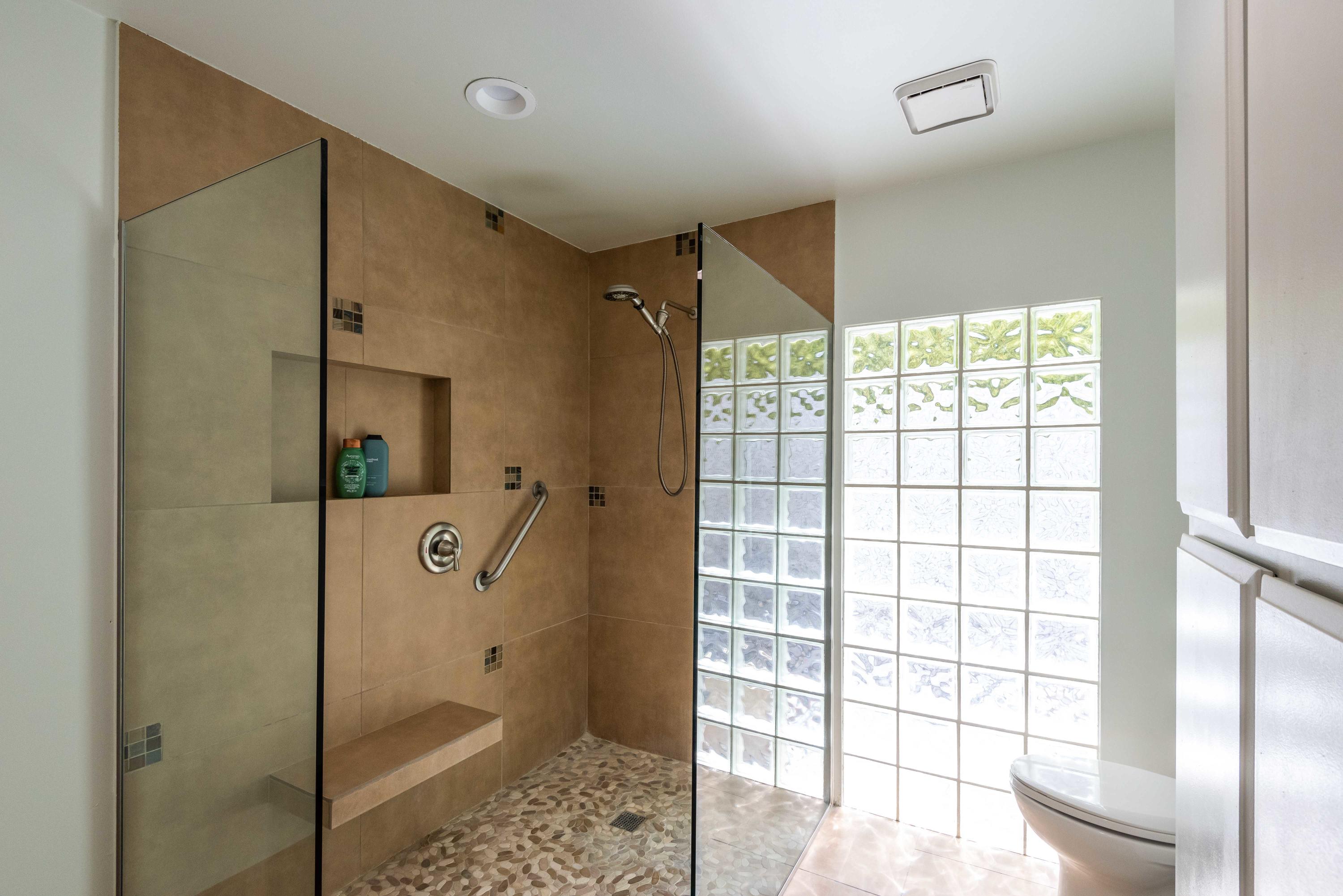 263 East Morongo Road Palm Springs, CA 92264 - Photo 24 of 29 a bathroom with a shower and a sink