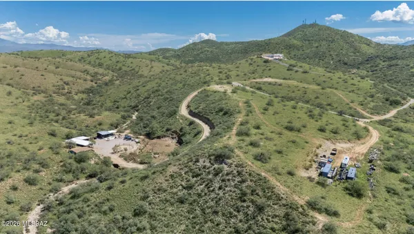 a view of a mountain in the distance