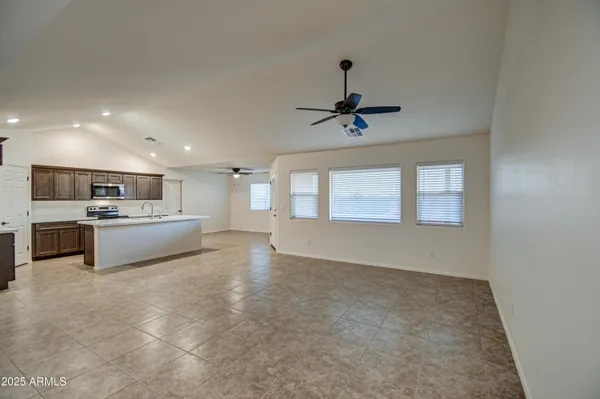 a view of kitchen and microwave