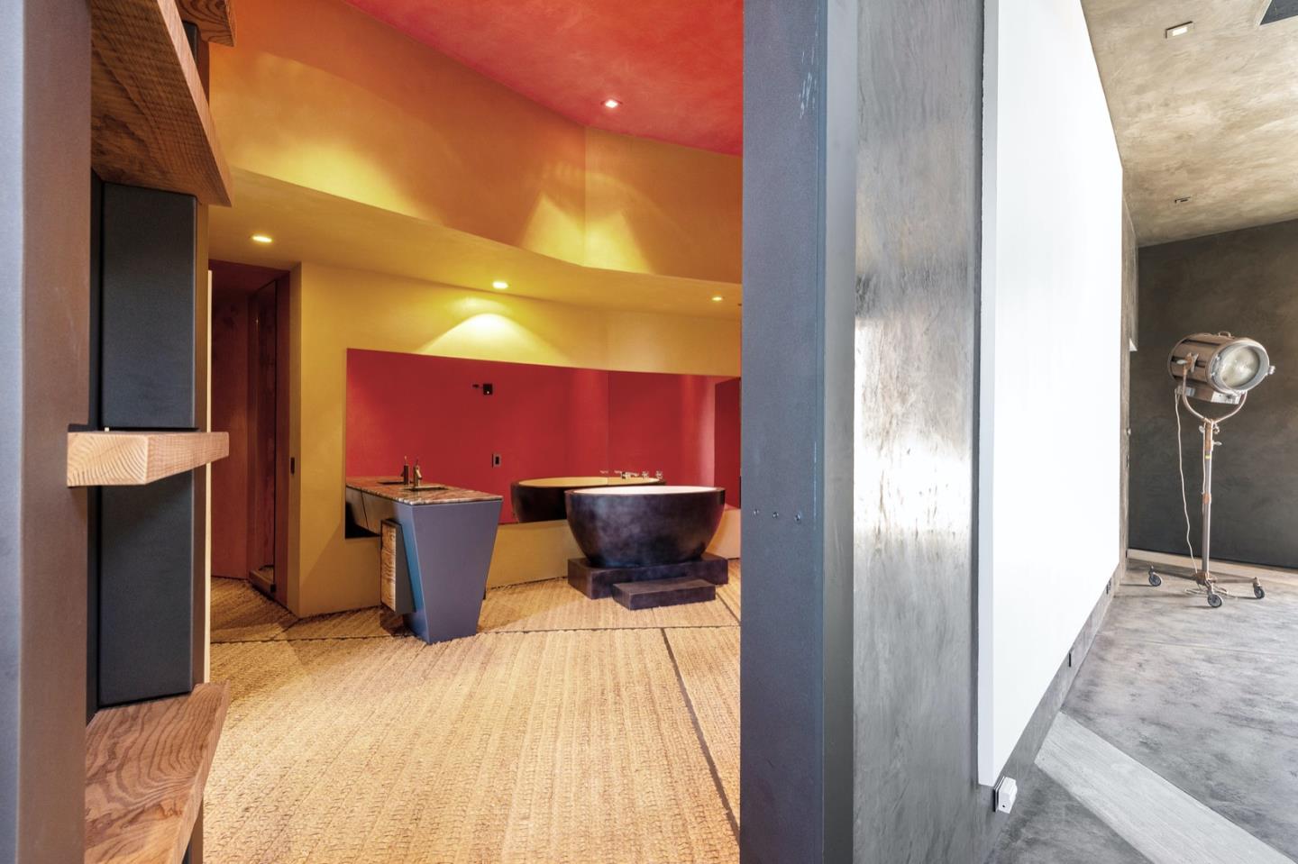 566 Aguajito Road Carmel, CA 93923 - Photo 26 of 78 a view of a living room with a balcony and furniture