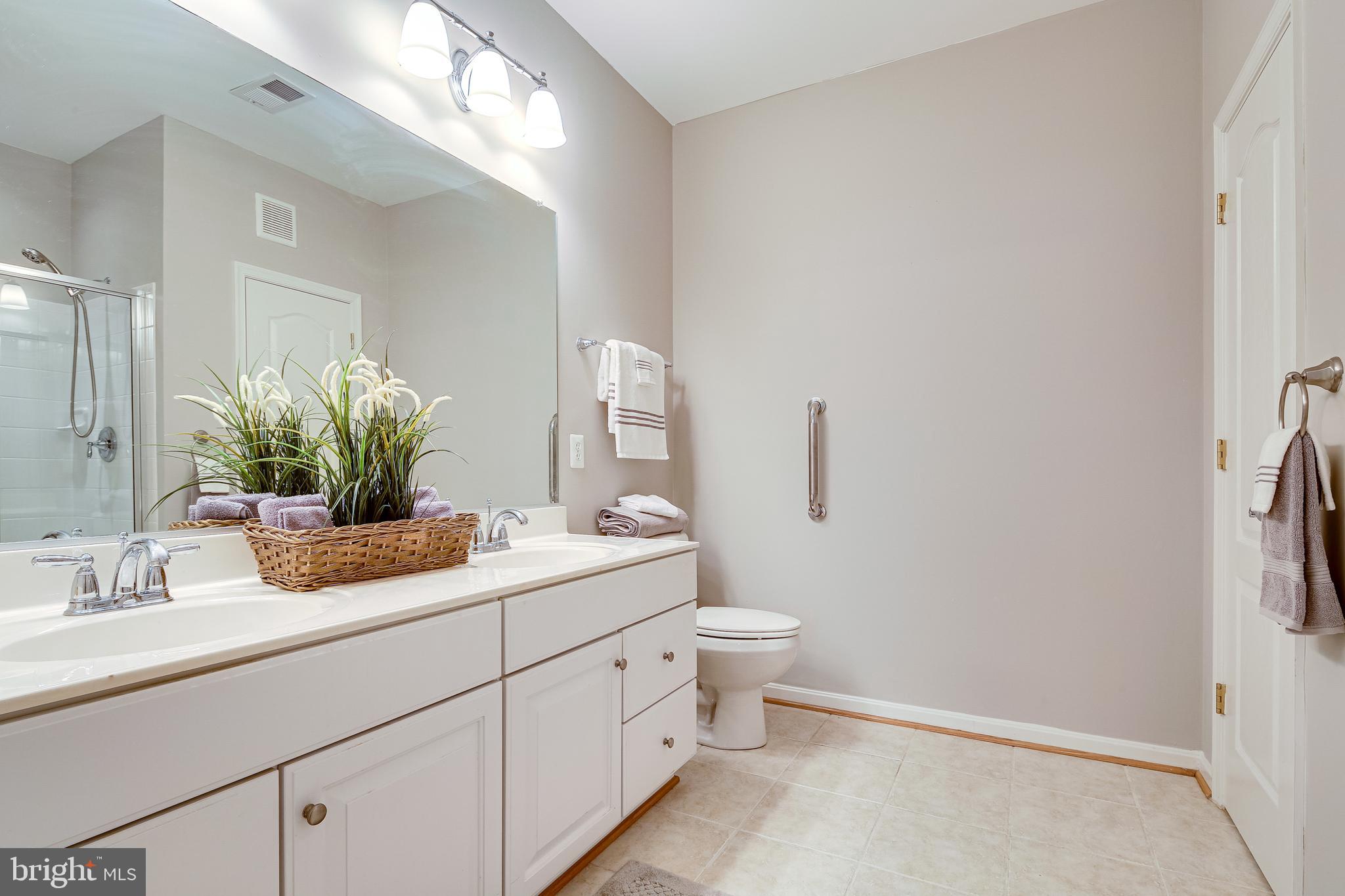 7315 Brookview Road, Unit 208 Elkridge, MD 21075 - Photo 19 of 40 Double Sink & Linen Closet in Primary Bath
