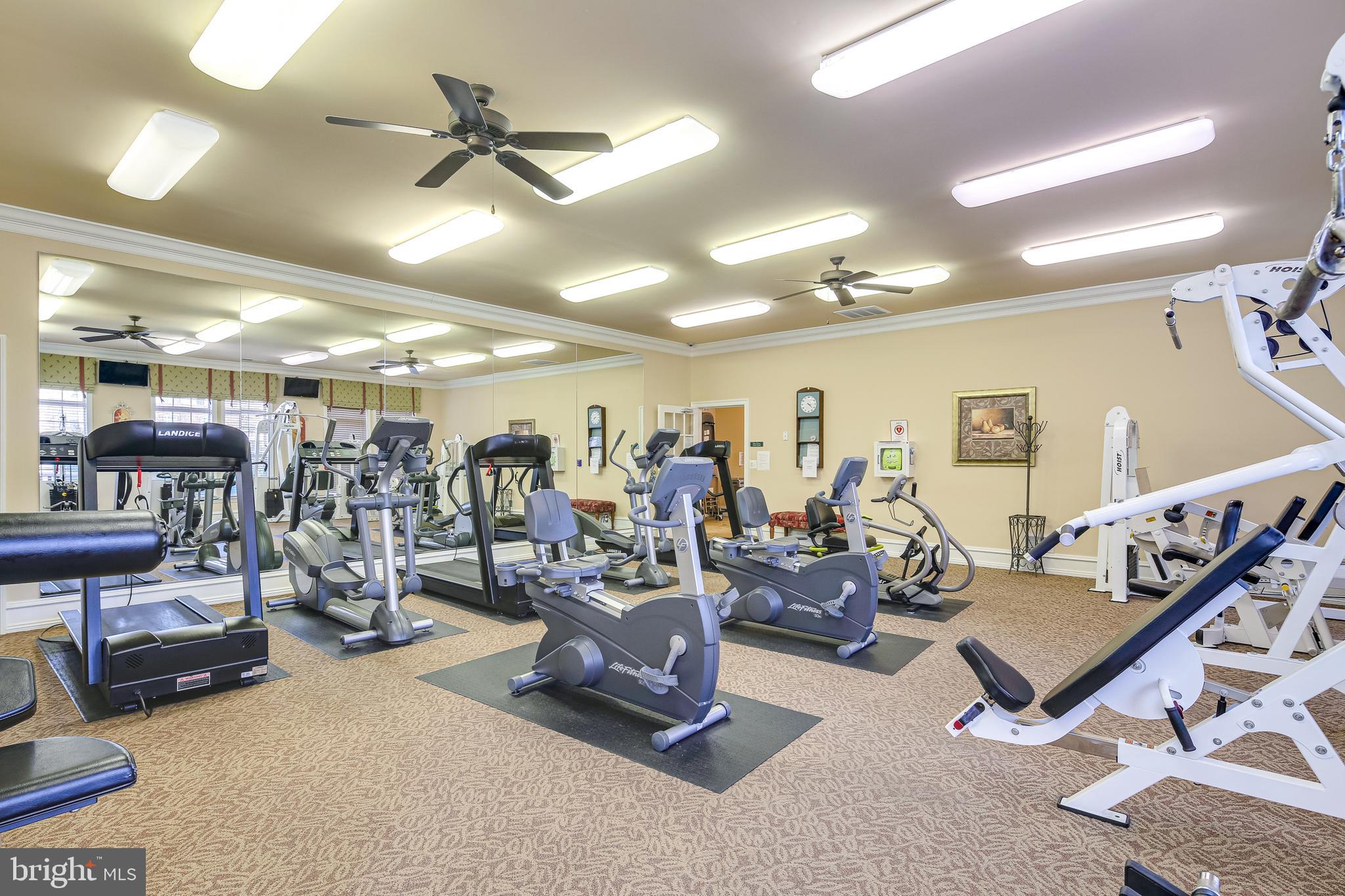 7315 Brookview Road, Unit 208 Elkridge, MD 21075 - Photo 34 of 40 Well-Equipped Exercise Room in Community Center