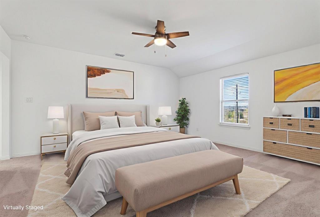 2325 Myrtle Way Melissa, TX 75454 - Photo 13 of 29 a spacious bedroom with a bed and a cabinets