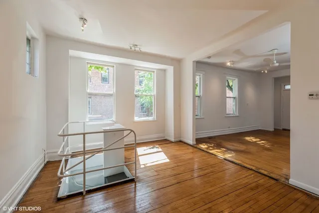 a view of livingroom with furniture and wooden floor