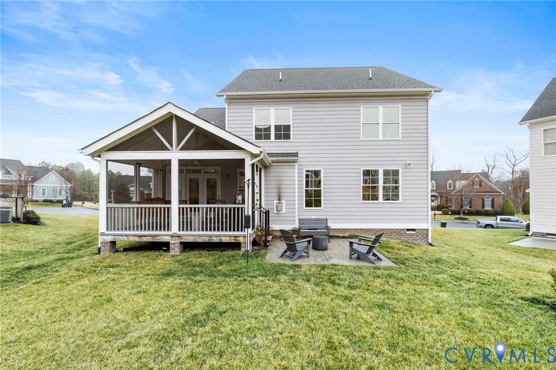 4001 Bircham Loop Midlothian, VA 23113 - Photo 32 of 33 a view of a house with a yard and sitting area