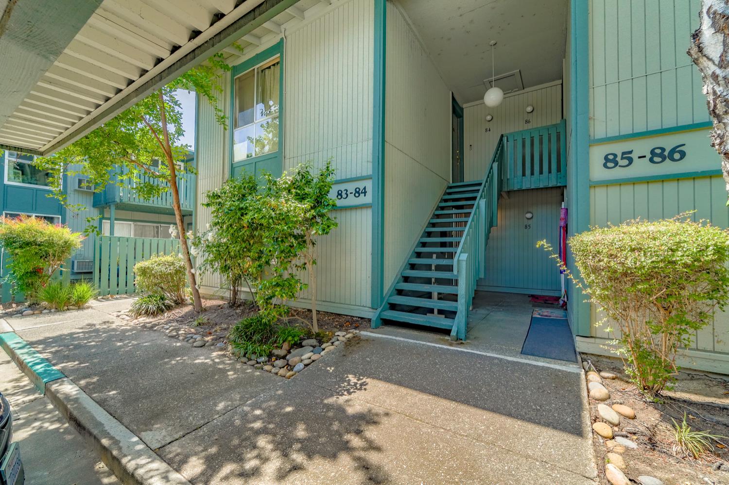 a view of outdoor space and deck