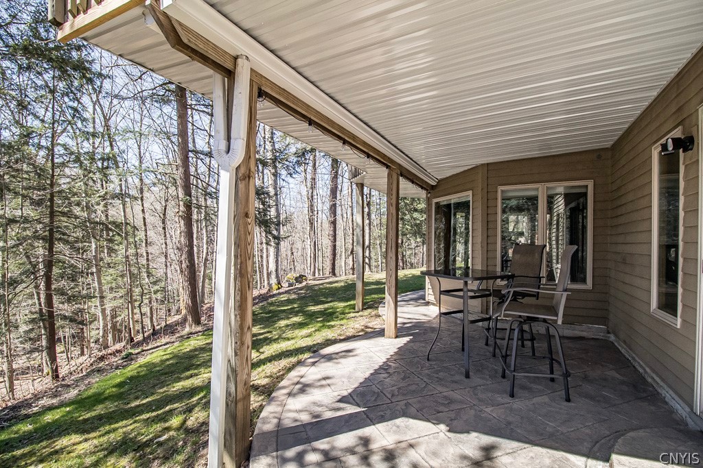 4315 Hepatica Hill Road Pompey, NY 13104 - Photo 31 of 40 New stampcrete patio