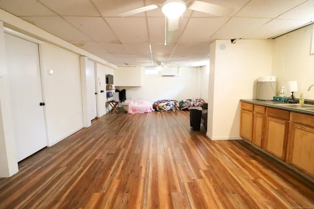 a very nice looking room with a large window