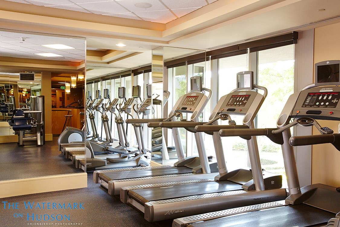 8100 River Road, Unit 1203 North Bergen, NJ 07047 - Photo 24 of 31 a view of a room with gym equipment