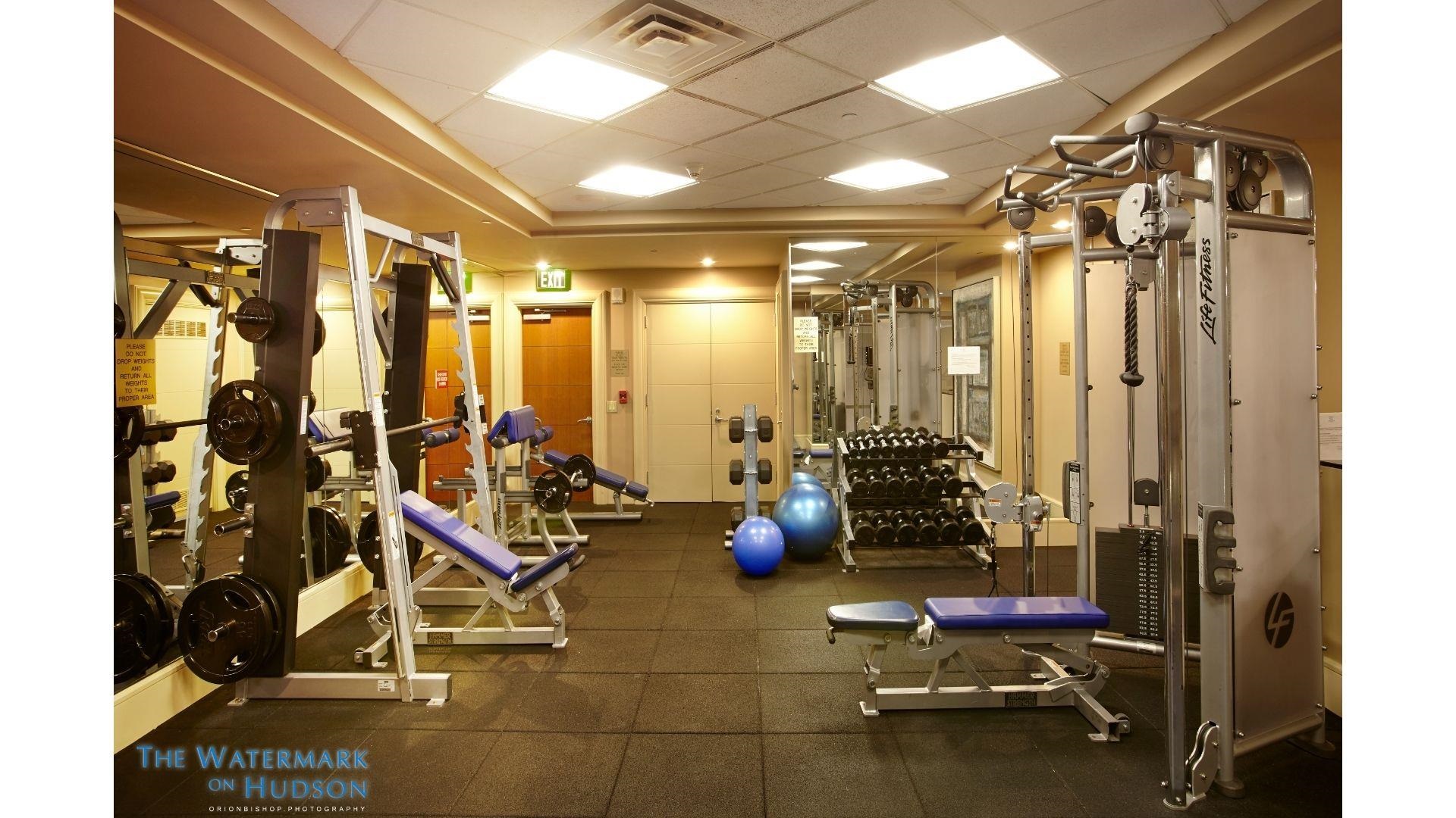 8100 River Road, Unit 1203 North Bergen, NJ 07047 - Photo 26 of 31 a view of a room with gym equipment